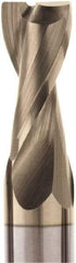 Seco - 8mm, 2 Flute, Single End, Solid Carbide, 1mm Corner Radius End Mill - 63mm OAL, 30° Helix, Right Hand Flute, 16mm LOC, Right Hand Cut, 24mm Extended Reach - Eagle Tool & Supply