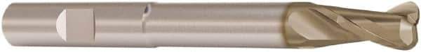 Seco - 12mm, 2 Flute, Single End, Solid Carbide, 0.5mm Corner Radius End Mill - 119mm OAL, 30° Helix, Right Hand Flute, 18mm LOC, Right Hand Cut, 72mm Extended Reach - Eagle Tool & Supply