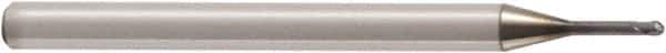 Seco - 16mm Diam, 80mm LOC, 4 Flute Solid Carbide Ball End Mill - NXT Finish, Single End, 130mm OAL, 16mm Shank Diam, Spiral Flute - Eagle Tool & Supply