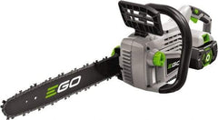 EGO Power Equipment - 56 Volt, Battery Powered Chainsaw - 14" Guide Bar Length, 6,300 RPM, 3/8" Chain Pitch, 0.043 Chain Gauge - Eagle Tool & Supply