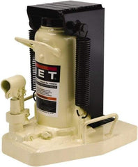 Jet - 10 Ton Capacity Toe Jack - 12.88" to 18-9/16" High, 11-9/32" Long x 9-7/16" Wide Base - Eagle Tool & Supply
