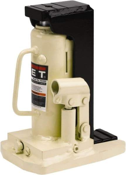 Jet - 2 Ton Capacity Toe Jack - 9-1/4" to 13-3/4" High, 4-15/16" Long x 7" Wide Base - Eagle Tool & Supply