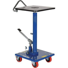 Vestil - 300 Lb Capacity Hydraulic Post Table - 31" to 49" Lift Height, 16" Platform Length x 16" Platform Width - Eagle Tool & Supply
