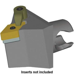 Kennametal - Neutral Cut, Size KM25, DN.. 1104.. & DN... 332 Insert Compatiblity, External Modular Turning & Profiling Cutting Unit Head - 30mm Head Length, Series Kenloc - Eagle Tool & Supply