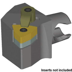 Kennametal - Right Hand Cut, Size KM20, WN.. 0804.. & WN.. 432 Insert Compatiblity, External Modular Turning & Profiling Cutting Unit Head - 12.5mm Ctr to Cutting Edge, 25mm Head Length, Series Kenloc - Eagle Tool & Supply