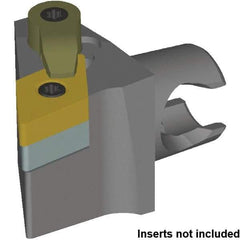 Kennametal - Left Hand Cut, Size KM25, DN.. 1104.. & DN... 332 Insert Compatiblity, External Modular Turning & Profiling Cutting Unit Head - 16mm Ctr to Cutting Edge, 30mm Head Length, Series Kenloc - Eagle Tool & Supply