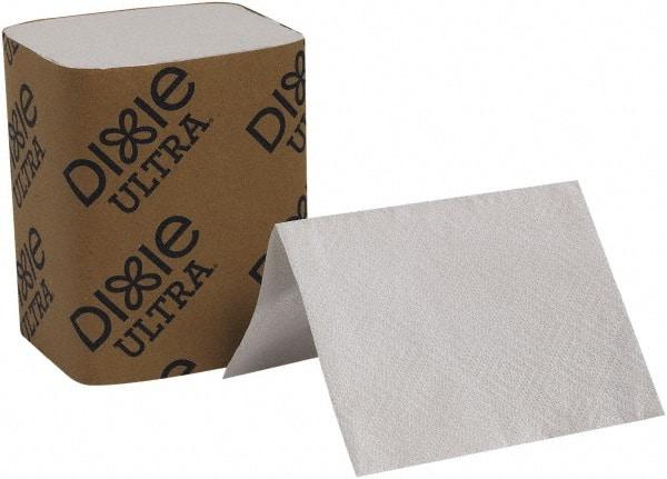 Georgia Pacific - 5" Long x 6-1/2" Wide, Paper Napkins - 2 Ply, White - Eagle Tool & Supply