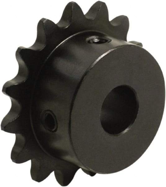 Tritan - 9 Teeth, 1/2" Chain Pitch, Chain Size 40, Finished Bore Sprocket - 1.462" Pitch Diam, 1.654" Outside Diam - Eagle Tool & Supply