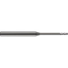 Harvey Tool - Ball End Mills; Mill Diameter (mm): 0.80 ; Mill Diameter (Inch): 1/32 ; Mill Diameter (Decimal Inch): 0.0310 ; Number of Flutes: 2 ; Length of Cut (Inch): 3/32 ; Length of Cut (Decimal Inch): 0.0930