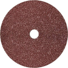 3M - 7" Diam 7/8" Hole 36+ Grit Fiber Disc - Ceramic, 8,600 Max RPM, Series 782C - Eagle Tool & Supply