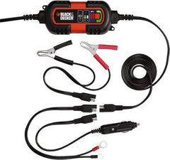 Black & Decker - 6/12 Volt Automatic Charger/Maintainer - 2 Amps - Eagle Tool & Supply