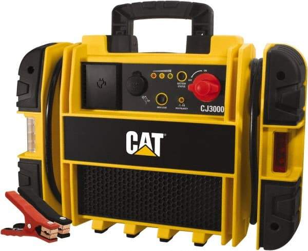 Cat - 12 Volt Commercial Jump Starter/Charger - 1,000 Amps, 2,000 Peak Amps - Eagle Tool & Supply