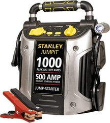 Stanley - 12 Volt Jump Starter with Inflator - 500 Amps, 1,000 Peak Amps - Eagle Tool & Supply