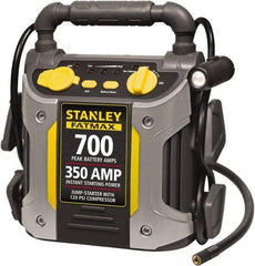 Stanley - 12 Volt Jump Starter with Inflator - 350 Amps, 700 Peak Amps - Eagle Tool & Supply