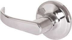 Stanley - Grade 2 Dummy Lever Lockset - 2-3/8 & 2-3/4" Back Set, Keyless Cylinder, Brass Alloy, Bright Chrome Finish - Eagle Tool & Supply