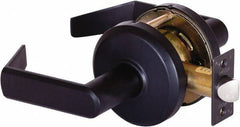 Stanley - Grade 2 Passage Lever Lockset - 2-3/4" Back Set, Keyless Cylinder, Brass Alloy, Oil Rubbed Bronze Finish - Eagle Tool & Supply