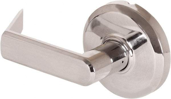 Stanley - Grade 2 Dummy Lever Lockset - 2-3/4" Back Set, Keyless Cylinder, Brass Alloy, Bright Chrome Finish - Eagle Tool & Supply