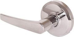 Stanley - Grade 2 Dummy Lever Lockset - 2-3/4" Back Set, Keyless Cylinder, Brass Alloy, Bright Chrome Finish - Eagle Tool & Supply