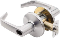 Best - Grade 1 Dormitory Lever Lockset - 2-3/4" Back Set, Keyless Cylinder, Brass Alloy, Satin Chrome Finish - Eagle Tool & Supply