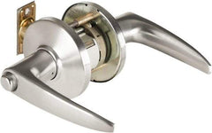 Best - Grade 1 Passage Lever Lockset - 2-3/4" Back Set, Keyless Cylinder, Brass Alloy, Satin Chrome Finish - Eagle Tool & Supply