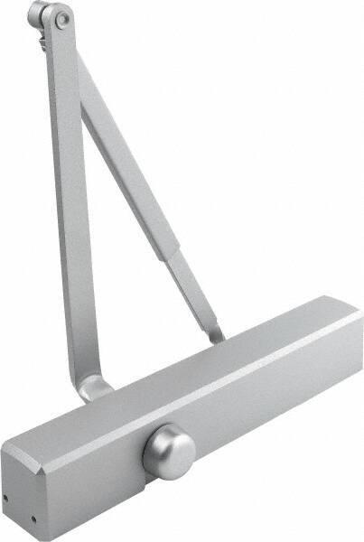 Stanley - 9-3/4" Closer Body Length, Multi-Size Closer Manual Damper - Painted Aluminum Finish, Reversible - Eagle Tool & Supply