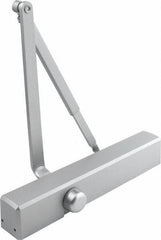 Stanley - 9-3/4" Closer Body Length, Multi-Size Closer Manual Damper - Painted Aluminum Finish, Reversible - Eagle Tool & Supply