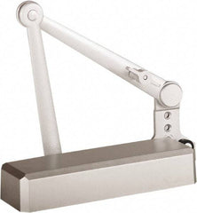 Stanley - 11-1/4" Closer Body Length, Multi-Size Closer Manual Damper - Painted Aluminum Finish, Reversible - Eagle Tool & Supply