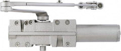Stanley - 11-1/4" Closer Body Length, Multi-Size Closer Manual Damper - Painted Aluminum Finish, Reversible - Eagle Tool & Supply