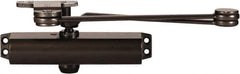 Stanley - 9-3/4" Closer Body Length, Multi-Size Closer Manual Damper - Painted Aluminum Finish, Reversible - Eagle Tool & Supply