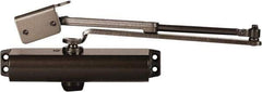 Stanley - 9-3/4" Closer Body Length, Multi-Size Closer Manual Damper - Painted Aluminum Finish, Reversible - Eagle Tool & Supply