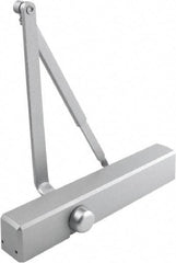Stanley - Multisized Power Operated Damper - Multimount, Reversible Hand, Painted Aluminum Finish - Eagle Tool & Supply