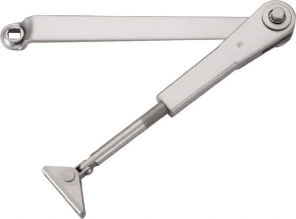Stanley - Multisized Power Operated Damper - Multimount, Reversible Hand, Painted Aluminum Finish - Eagle Tool & Supply