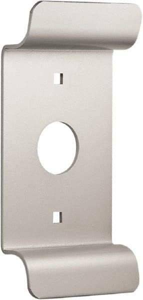 Precision - 8" OAL Nonhanded Flatbar - 32 to 36" Door Width, Painted Aluminum Finish, Grade 1, Stanley Commercial Hardware - Eagle Tool & Supply