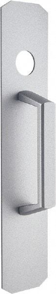 Precision - 8" OAL Nonhanded Flatbar - 32 to 36" Door Width, Painted Aluminum Finish, Grade 1, Stanley Commercial Hardware - Eagle Tool & Supply