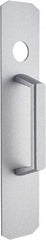 Precision - 8" OAL Nonhanded Flatbar - 32 to 36" Door Width, Painted Aluminum Finish, Grade 1, Stanley Commercial Hardware - Eagle Tool & Supply