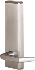 Precision - 10" OAL Nonhanded Flatbar - 32 to 36" Door Width, Satin Chrome Finish, Grade 1, Stanley Commercial Hardware - Eagle Tool & Supply