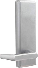 Precision - 10" OAL Nonhanded Flatbar - 32 to 36" Door Width, Satin Chrome Finish, Grade 1, Stanley Commercial Hardware - Eagle Tool & Supply