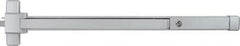 Precision - 48" OAL Nonhanded Flatbar - 32 to 48" Door Width, Painted Aluminum Finish, Grade 1, Stanley Commercial Hardware - Eagle Tool & Supply