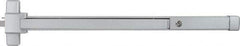 Precision - 36" OAL Nonhanded Flatbar - 32 to 36" Door Width, Painted Aluminum Finish, Grade 1, Stanley Commercial Hardware - Eagle Tool & Supply