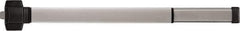 Precision - 36" OAL Right Hand Reverse Fire Rated Flatbar - 32 to 36" Door Width, Painted Aluminum Finish, Grade 1, Reliant Series - Eagle Tool & Supply