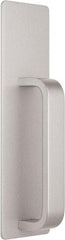 Precision - 10" OAL Right Hand Reverse Unrated Flatbar - 32 to 36" Door Width, Painted Aluminum Finish, Grade 1, Reliant Series - Eagle Tool & Supply