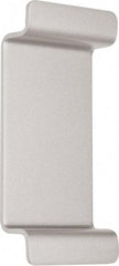Precision - 6" OAL Reversible Unrated Flatbar - 32 to 36" Door Width, Painted Aluminum Finish, Grade 1, Reliant Series - Eagle Tool & Supply