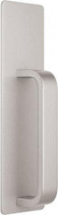 Precision - 10" OAL Reversible Unrated Flatbar - 32 to 36" Door Width, Painted Aluminum Finish, Grade 1, Reliant Series - Eagle Tool & Supply