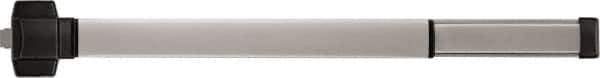 Precision - 48" OAL Right Hand Reverse Fire Rated Flatbar - 32 to 36" Door Width, Painted Aluminum Finish, Grade 1, Reliant Series - Eagle Tool & Supply