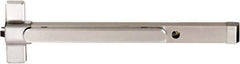 Precision - 36" OAL Nonhanded Flatbar - 32 to 36" Door Width, Painted Aluminum Finish, Grade 1, Stanley Commercial Hardware - Eagle Tool & Supply