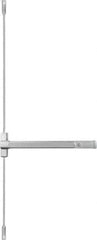 Precision - 36" OAL Nonhanded Fire Rated Flatbar - 32 to 36" Door Width, Painted Aluminum Finish, Grade 1, Stanley Commercial Hardware - Eagle Tool & Supply