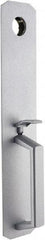 Precision - 10" OAL Nonhanded Flatbar - 32 to 36" Door Width, Satin Chrome Finish, Grade 1, Stanley Commercial Hardware - Eagle Tool & Supply
