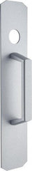 Precision - 10" OAL Nonhanded Flatbar - 32 to 36" Door Width, Satin Chrome Finish, Grade 1, Stanley Commercial Hardware - Eagle Tool & Supply
