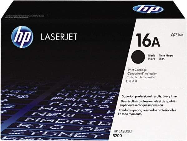 Hewlett-Packard - Black Toner Cartridge - Use with HP LaserJet 5200 - Eagle Tool & Supply