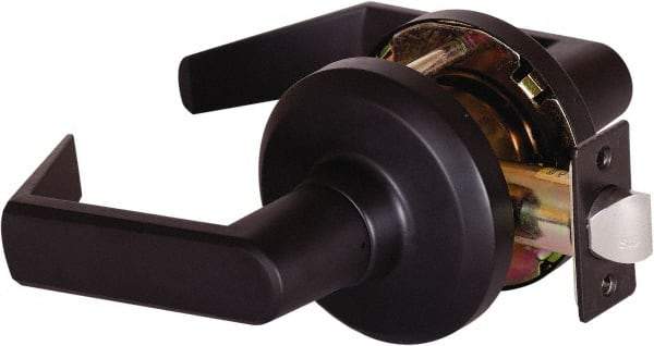 Stanley - Grade 1 Passage Lever Lockset - 2-3/4" Back Set, Keyless Cylinder, Brass Alloy, Oil Rubbed Bronze Finish - Eagle Tool & Supply